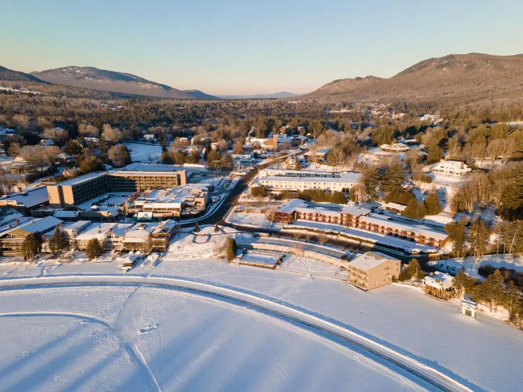 High Peaks Resort Aerial Whiteface USA