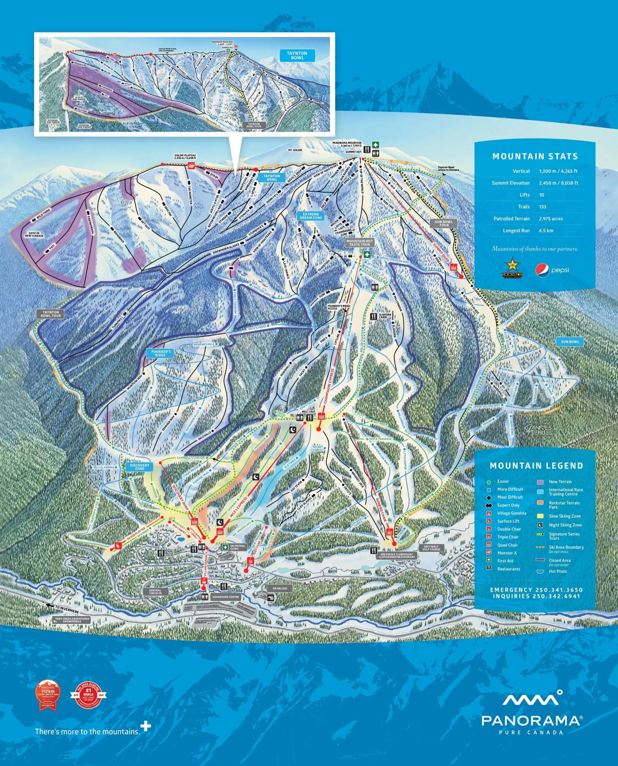 Panorama Piste Map