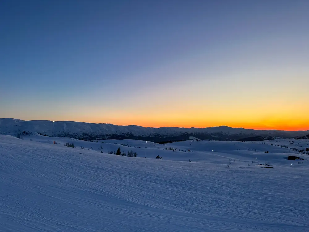 Sunset in Voss, Norway