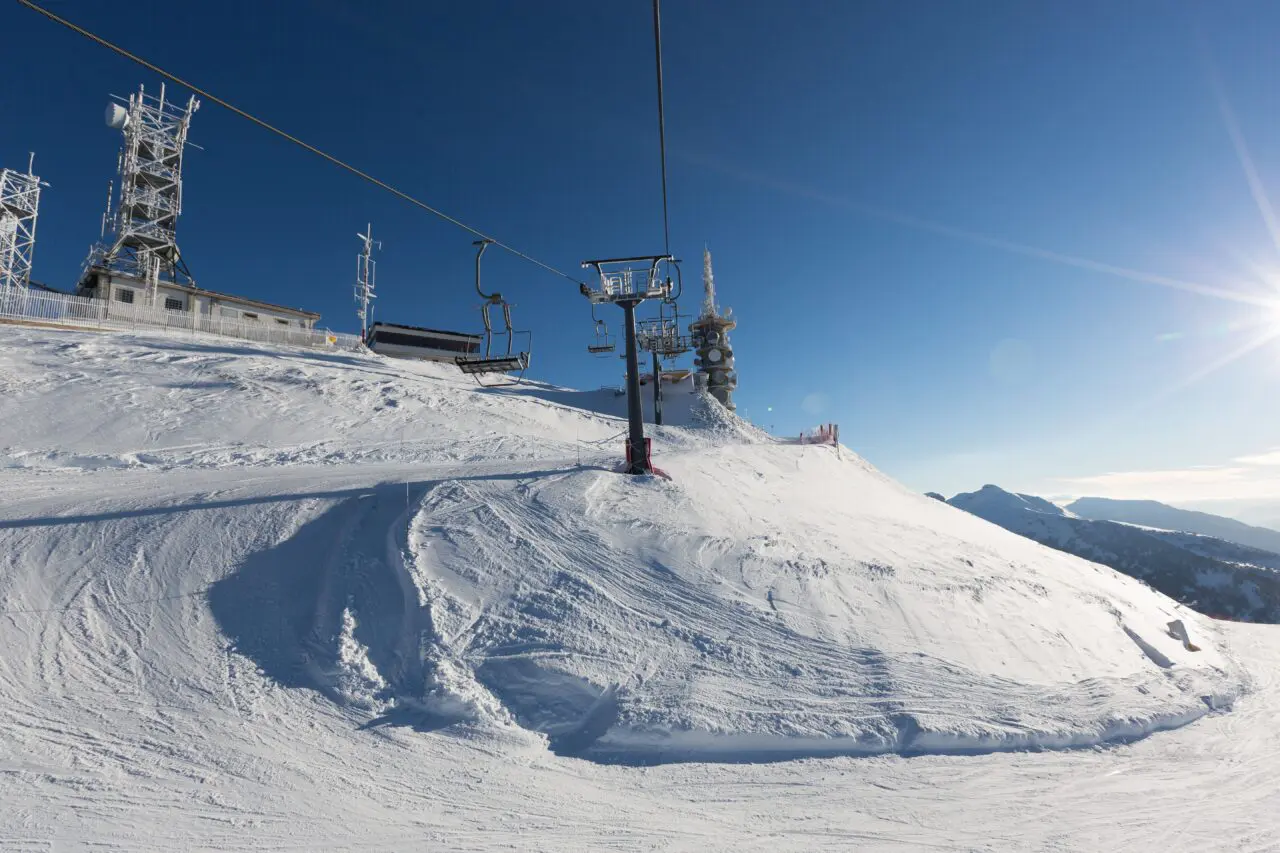 Monte Bondone ski view
