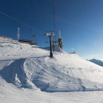 Monte Bondone ski view