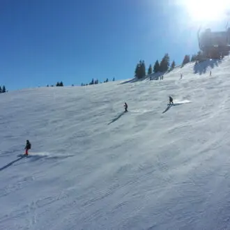 Skiing in Morzine, France