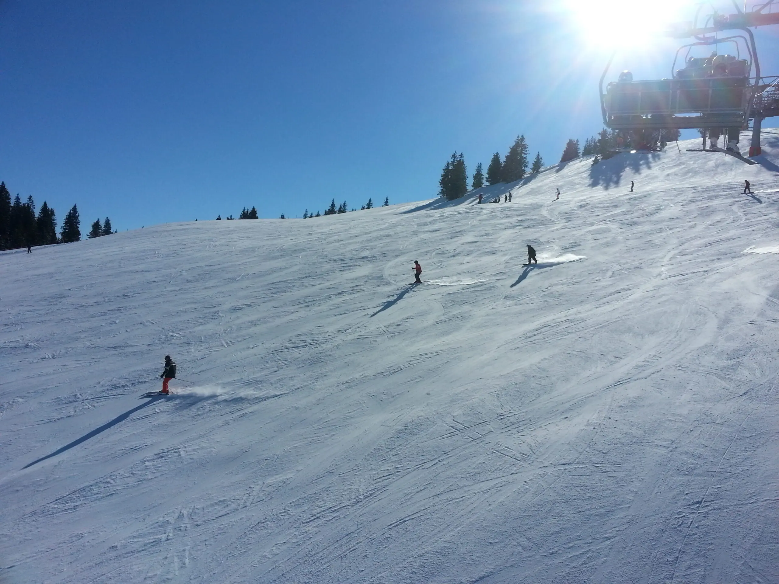 Skiing in Morzine, France